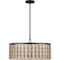 Quoizel Seigler Pendant 4 Lights Matte Black Mica SGLM2822MBK - alternate 4